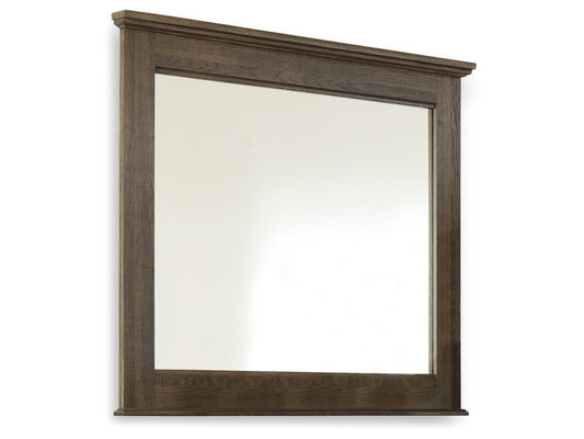 Signature Design by Ashley - Juararo Bedroom Mirror in Dark Brown - B251-36 veiw 1