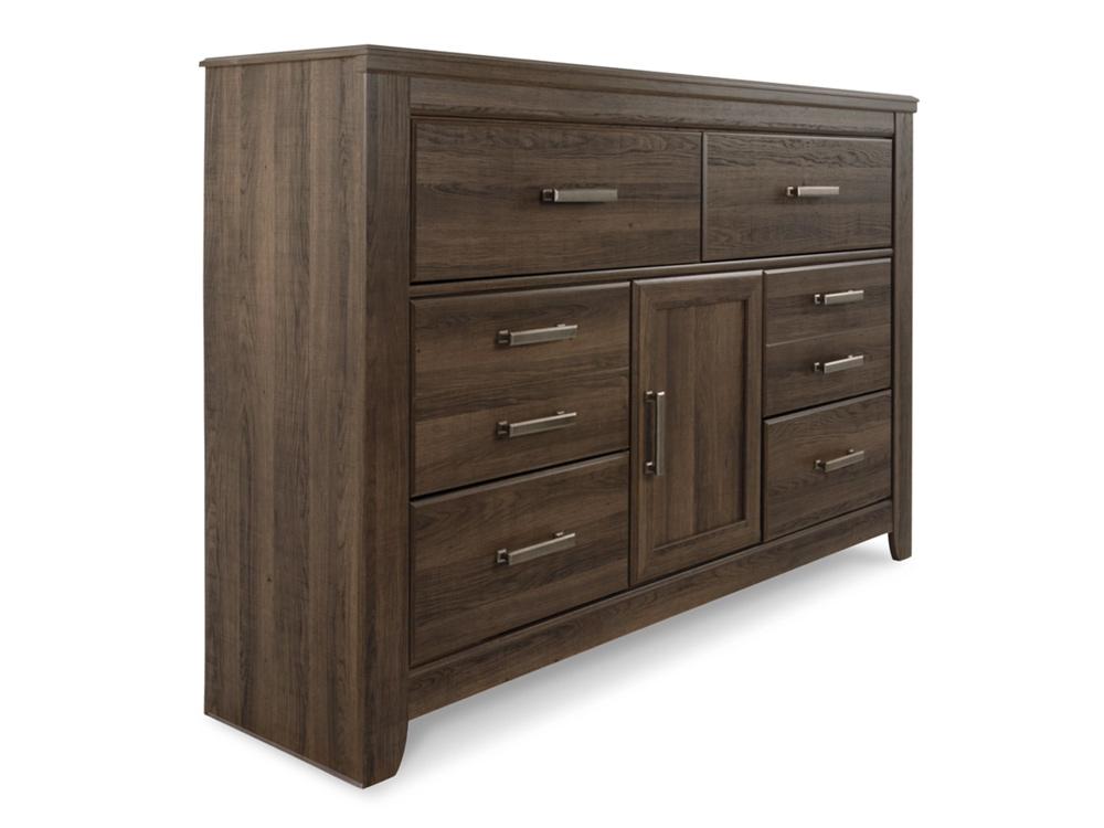 Signature Design by Ashley - Juararo Dresser in Dark Brown - B251-31 veiw 4