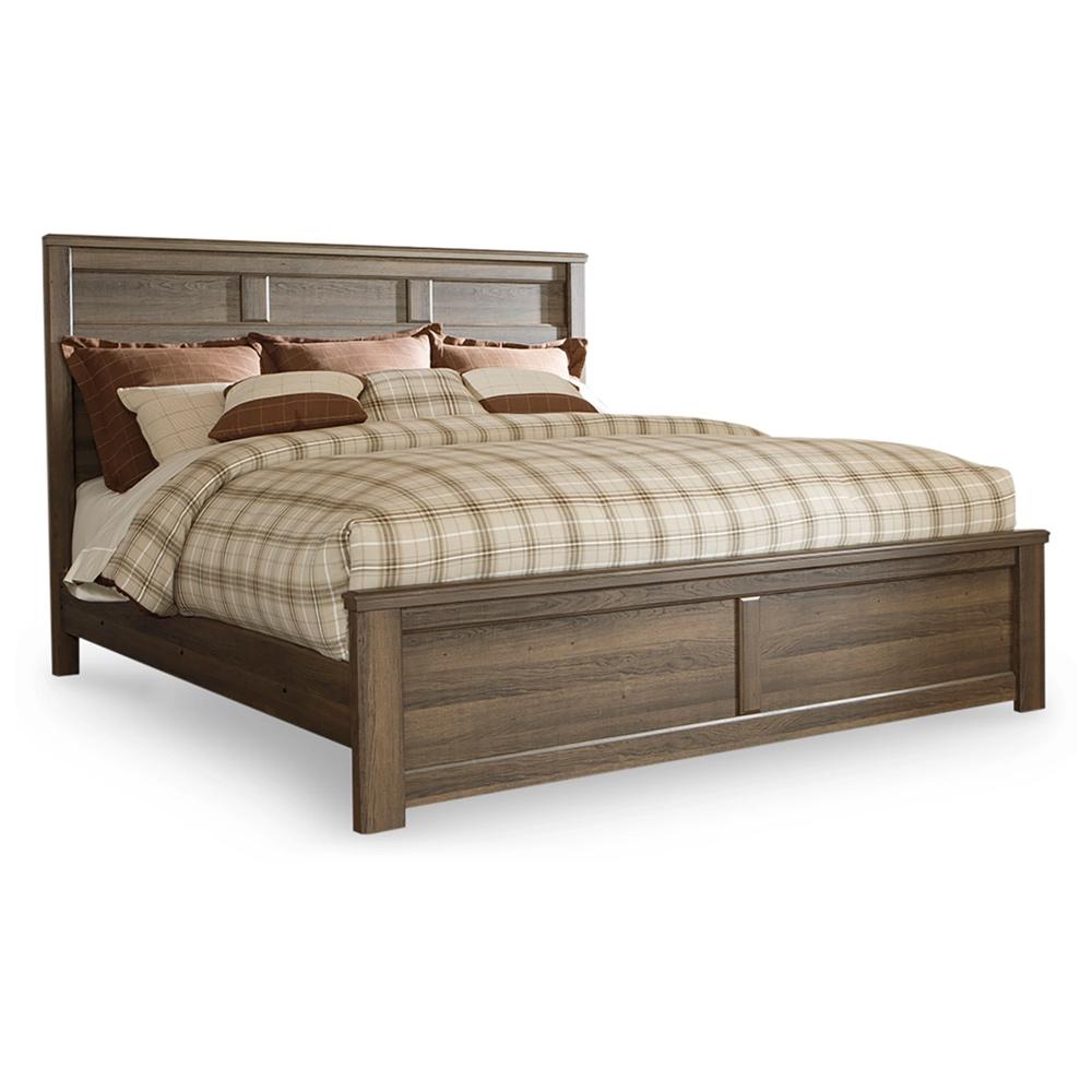 Signature Design by Ashley - Juararo King Panel Bed in Dark Brown veiw 1