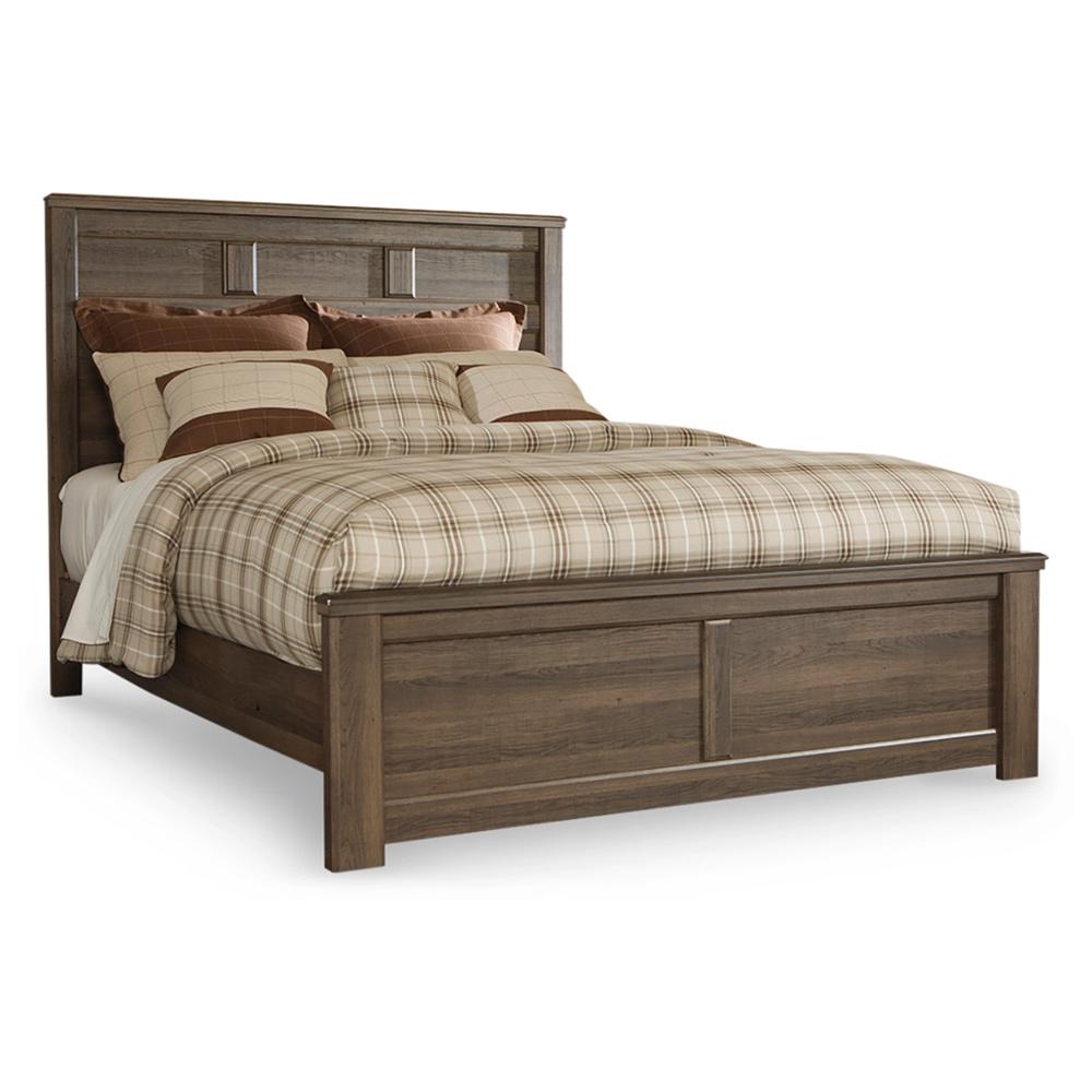 Signature Design by Ashley - Juararo Queen Panel Bed in Dark Brown veiw 1