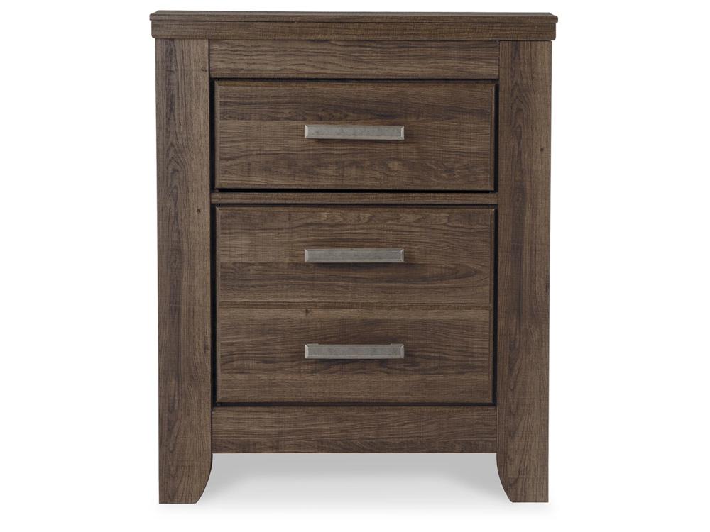 Signature Design by Ashley - Juararo Two Drawer Night Stand in Dark Brown - B251-92 veiw 3