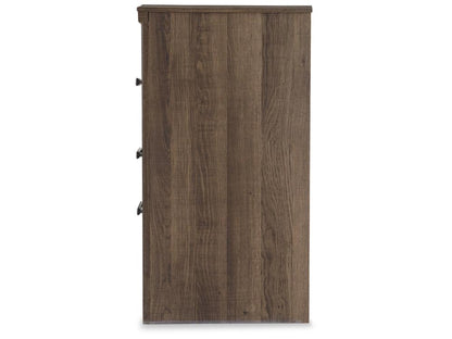 Signature Design by Ashley - Juararo Two Drawer Night Stand in Dark Brown - B251-92 veiw 4