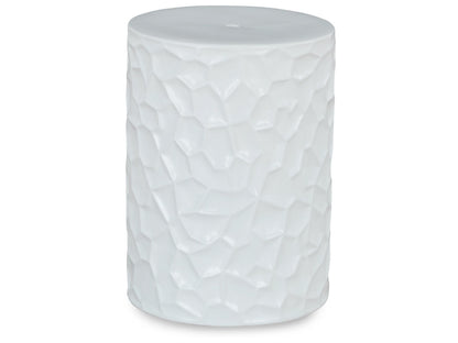 Signature Design by Ashley - Jungrove Stool in White - A3000633 veiw 1