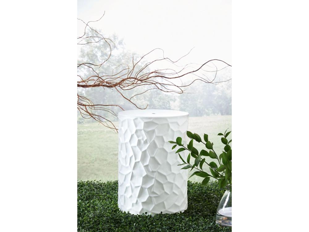 Signature Design by Ashley - Jungrove Stool in White - A3000633 veiw 2