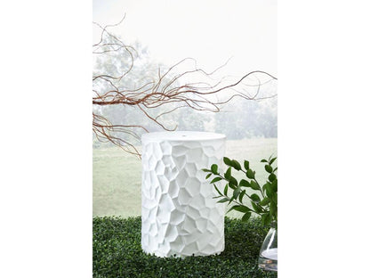 Signature Design by Ashley - Jungrove Stool in White - A3000633 veiw 2