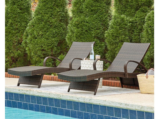 Signature Design by Ashley - Kantana Chaise Lounge (Set of 2) in Brown - P283-815 veiw 2