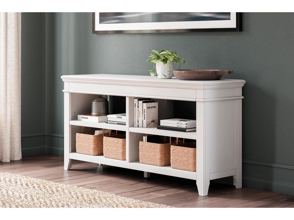 Signature Design by Ashley - Kanwyn Credenza in Whitewash - H777-46 veiw 2
