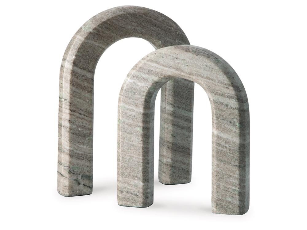 Signature Design by Ashley - Keithton Sculpture Set (Set of 2) in Taupe - A2000618 veiw 1