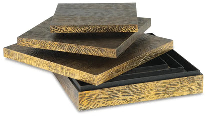 Signature Design by Ashley - Keldy Box (Set of 3) in Antique Brass Finish - A2000490 view 3