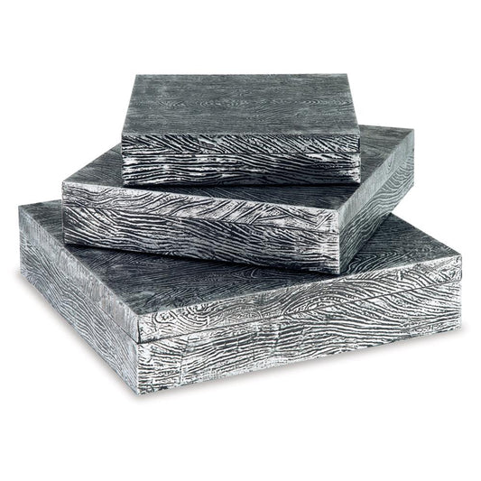 Signature Design by Ashley - Keldy Box (Set of 3) in Antique Pewter Finish - A2000491