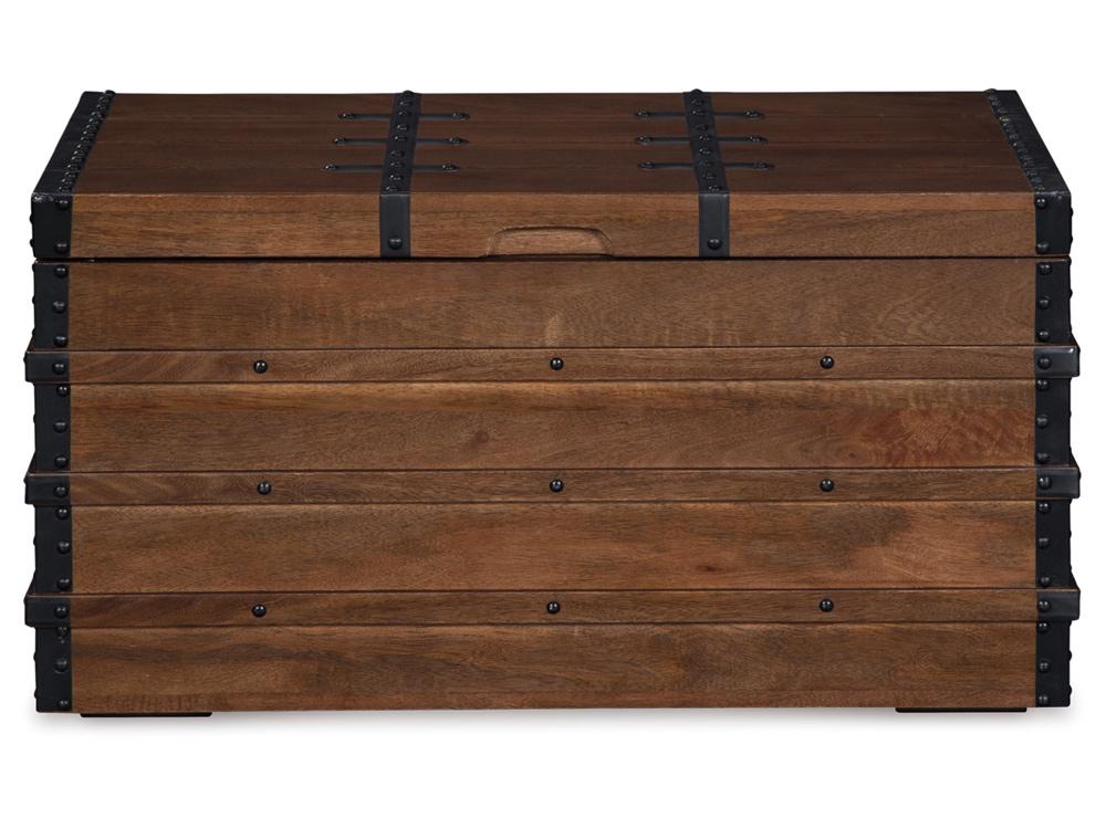 Signature Design by Ashley - Kettleby Storage Trunk in Brown - A4000096 veiw 1