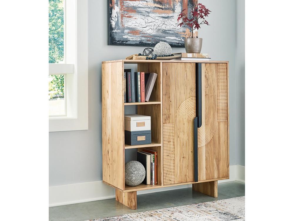 Signature Design by Ashley - Kierwell Accent Cabinet in Natural - A4000653 veiw 2