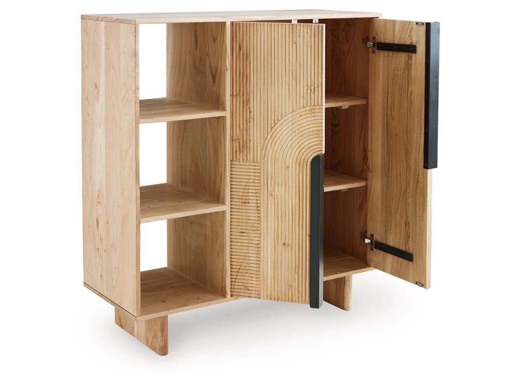 Signature Design by Ashley - Kierwell Accent Cabinet in Natural - A4000653 veiw 3