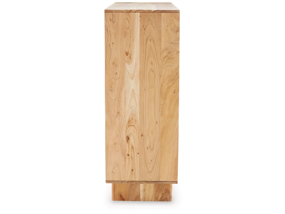 Signature Design by Ashley - Kierwell Accent Cabinet in Natural - A4000653 veiw 4