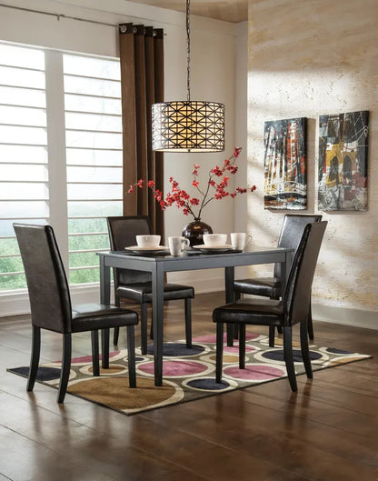 Signature Design by Ashley - Kimonte Dining Uph Side Chair (Set Of 2) in DarkBrown - D250-02 view 3