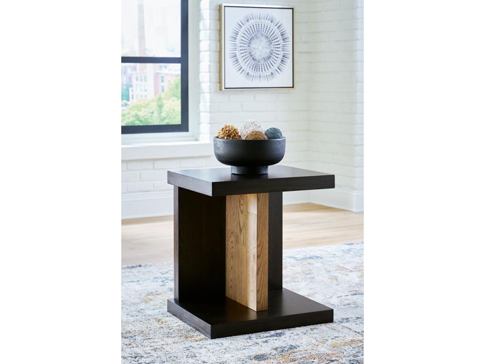 Signature Design by Ashley - Kocomore Chair Side End Table in Brown/Beige - T847-7 veiw 2