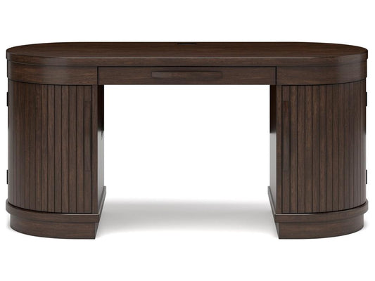 Signature Design by Ashley - Korestone Home Office Desk in Warm Brown - H687-27 veiw 1