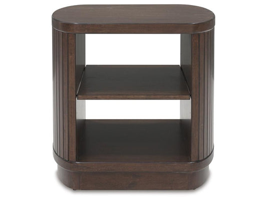 Signature Design by Ashley - Korestone Square End Table in Dark Brown - T679-2 veiw 1