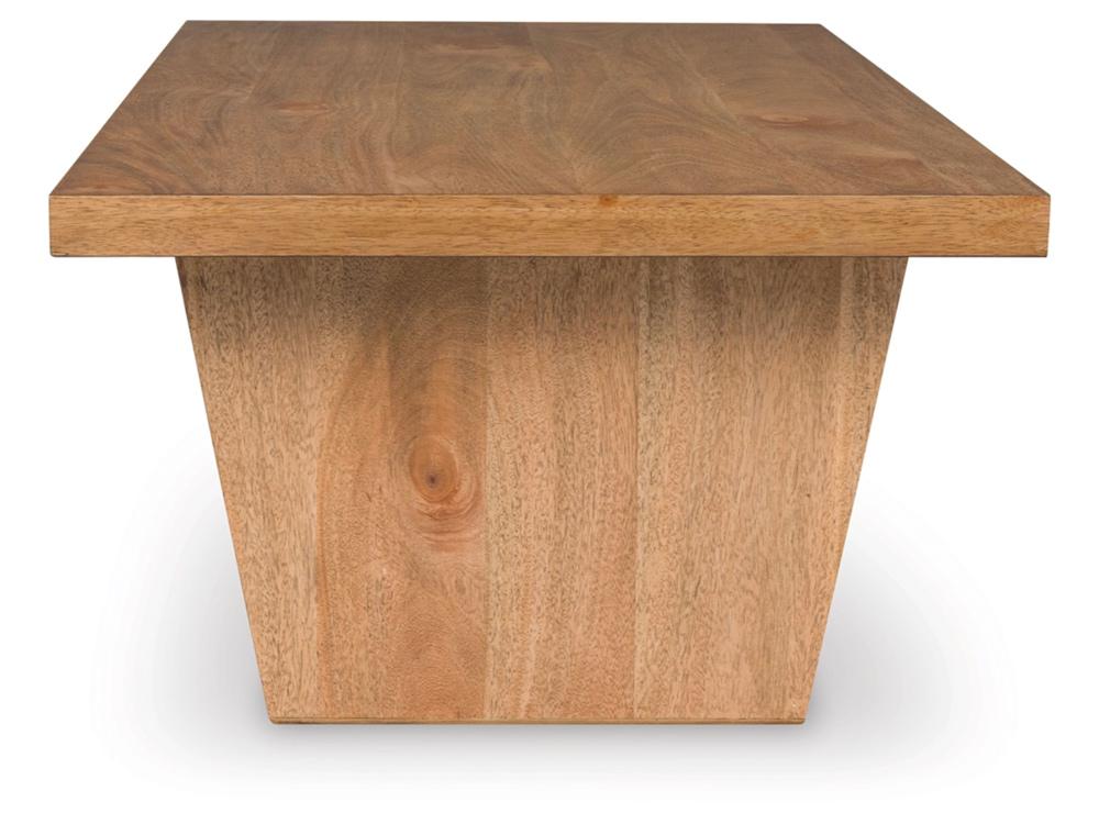 Signature Design by Ashley - Kristiland Rectangular Cocktail Table in Light Brown - T674-1 veiw 4