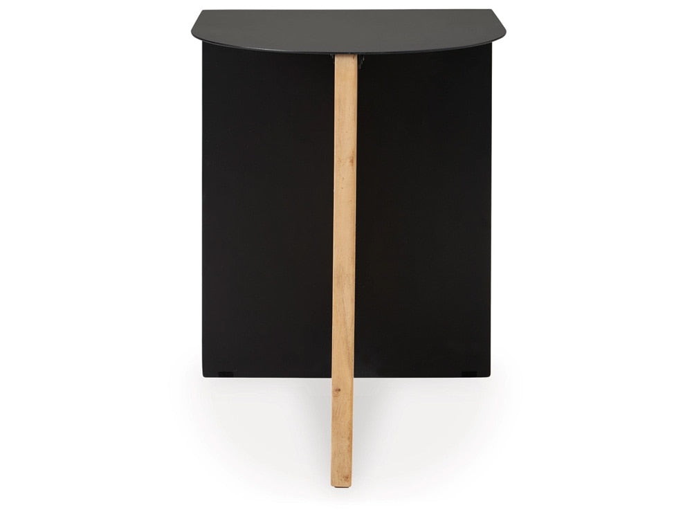 Signature Design by Ashley - Ladgate Accent Table in Black/Natural - A4000628 veiw 1