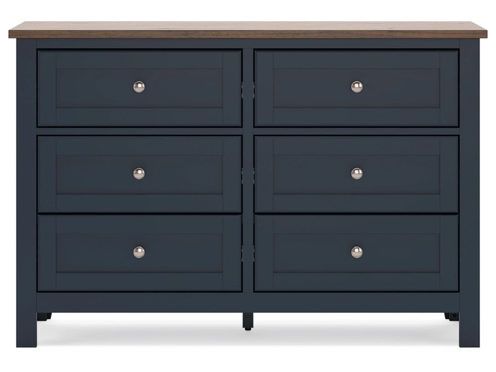 Signature Design by Ashley - Landocken Dresser in Brown/Blue - B414-21 veiw 1