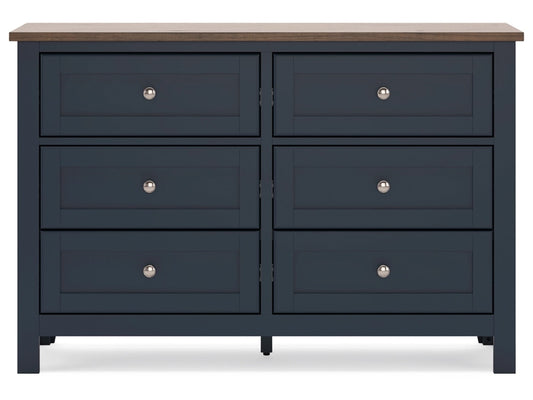 Signature Design by Ashley - Landocken Dresser in Brown/Blue - B414-21 veiw 1