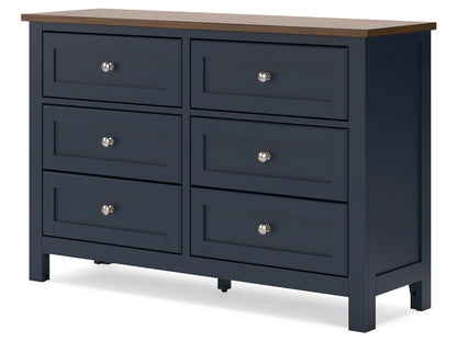 Signature Design by Ashley - Landocken Dresser in Brown/Blue - B414-21 veiw 3