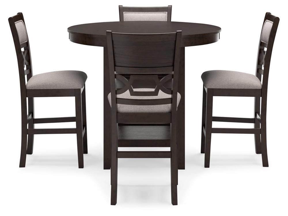 Signature Design by Ashley - Langwest Drm Counter Table (Set of 5) in Brown - D422-223 veiw 1