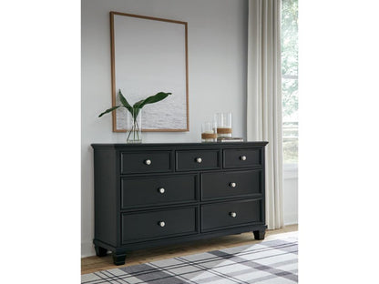 Signature Design by Ashley - Lanolee Dresser in Black - B687-31 veiw 2