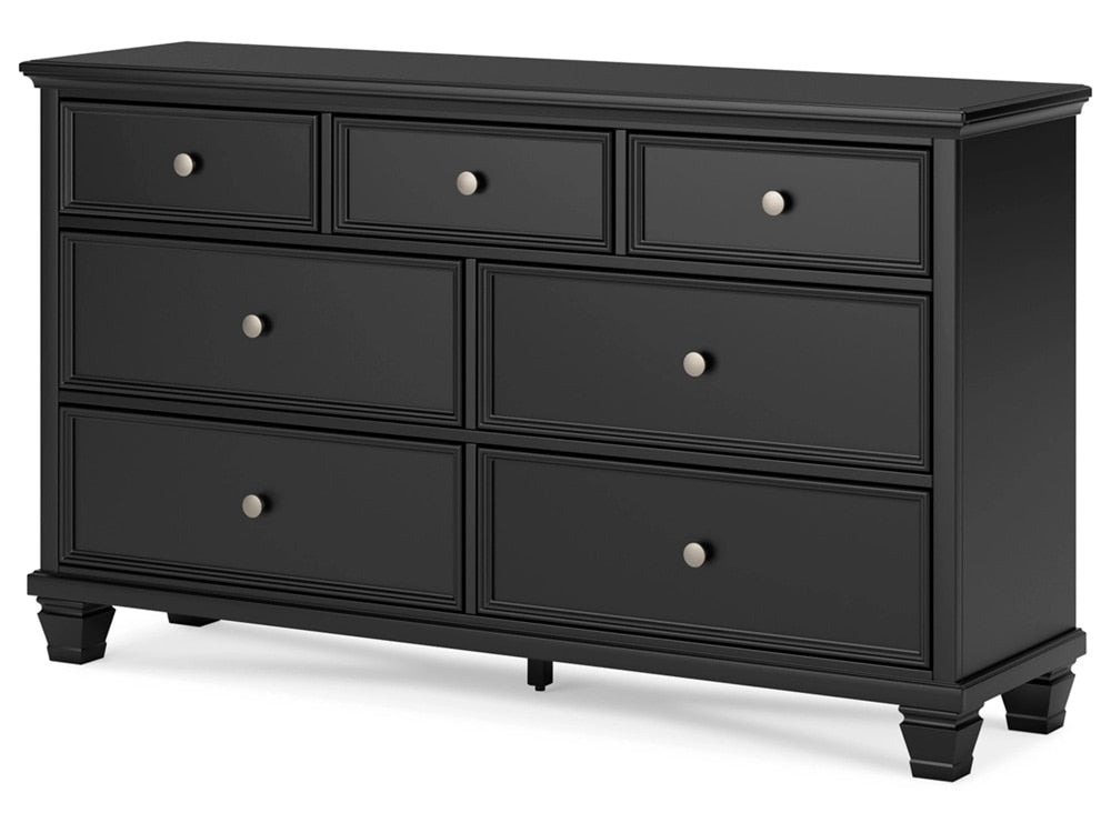Signature Design by Ashley - Lanolee Dresser in Black - B687-31 veiw 3