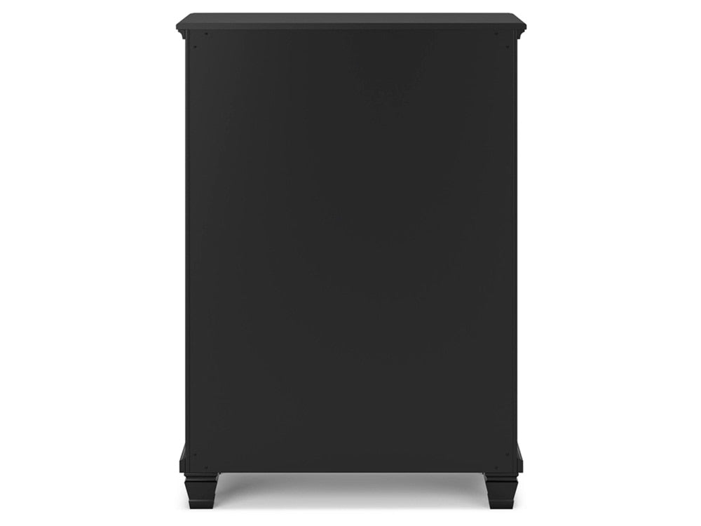 Signature Design by Ashley - Lanolee Five Drawer Chest in Black - B687-46 veiw 4