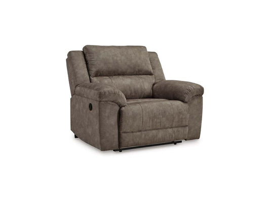 Signature Design by Ashley - Laresview Zero Wall Wide Seat Recliner in Fossil - 3720352 veiw 1