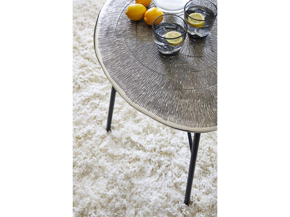 Signature Design by Ashley - Laverford Round End Table in Antique Silver Finish - T836-6 veiw 4