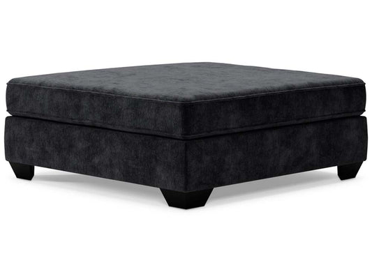 Signature Design by Ashley - Lavernett Oversized Accent Ottoman in Charcoal - 5960308 veiw 1