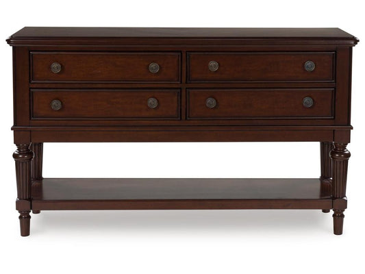 Signature Design by Ashley - Lavinton Dining Room Server in Tan/Brown - D764-60 veiw 1