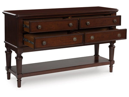 Signature Design by Ashley - Lavinton Dining Room Server in Tan/Brown - D764-60 veiw 2