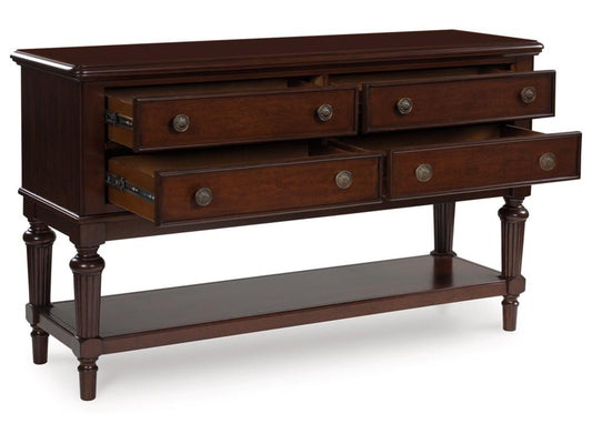 Signature Design by Ashley - Lavinton Dining Room Server in Tan/Brown - D764-60 veiw 2