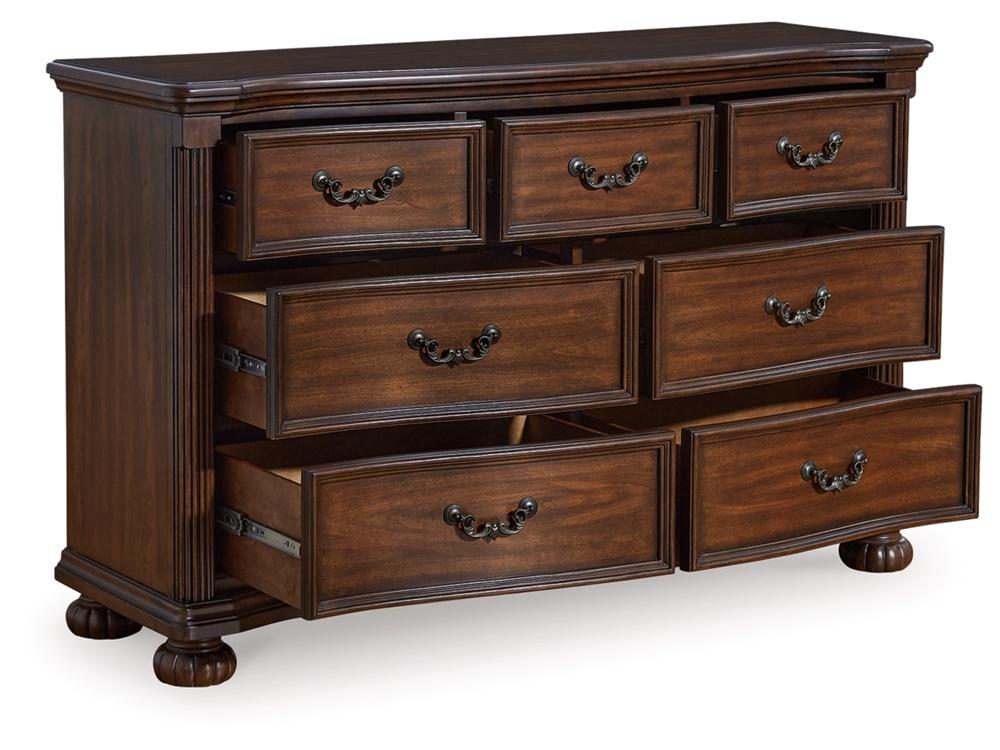 Signature Design by Ashley - Lavinton Dresser in Brown - B764-31 veiw 3
