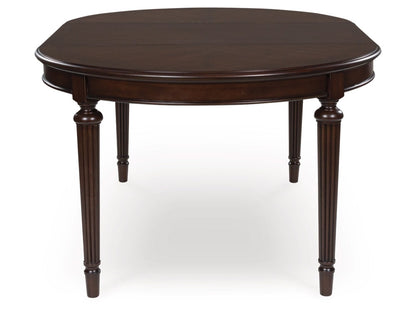 Signature Design by Ashley - Lavinton Oval Dining Room EXT Table in Tan/Brown - D764-35 veiw 4