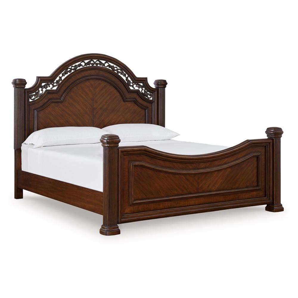 Signature Design by Ashley - Lavinton Queen Poster Bed in Brown veiw 1