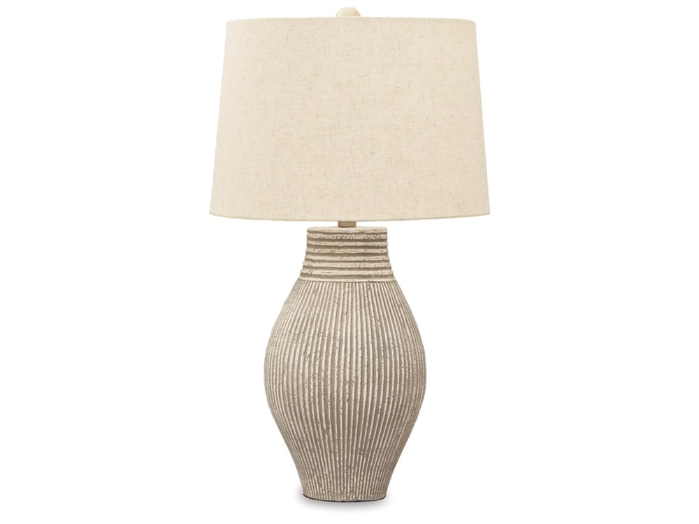 Signature Design by Ashley - Layal Paper Table Lamp in Beige - L235634 veiw 1