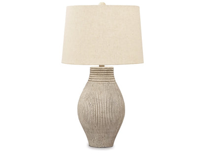 Signature Design by Ashley - Layal Paper Table Lamp in Beige - L235634 veiw 1