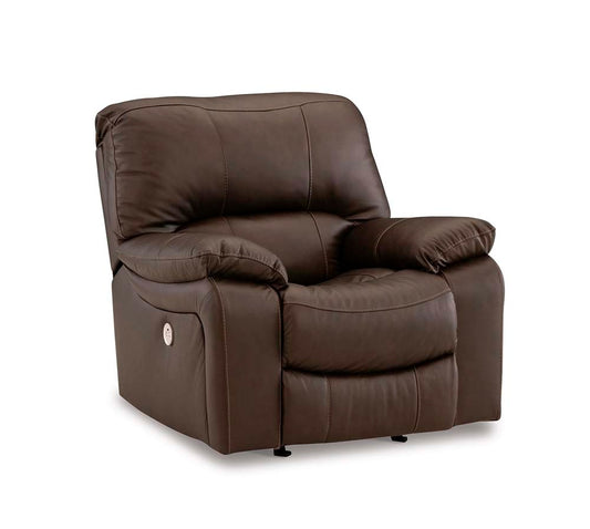 Signature Design by Ashley - Leesworth Power Recliner in Dark Brown - U4380898 veiw 1