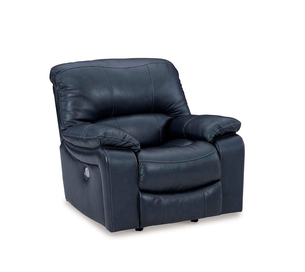 Signature Design by Ashley - Leesworth Power Rocker Recliner in Blue - U4380998 veiw 1