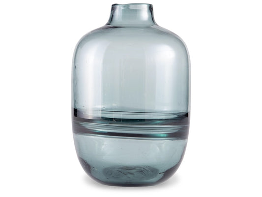 Signature Design by Ashley - Lemmitt Vase in Teal - A2000540 veiw 1