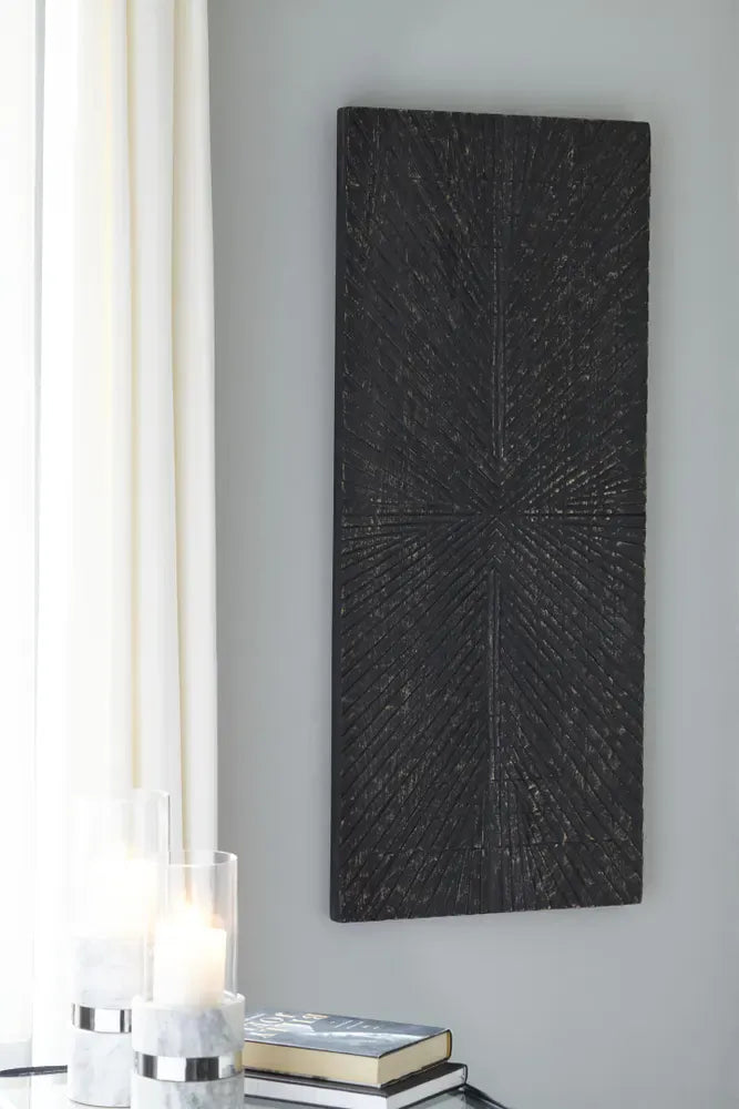 Signature Design by Ashley - Lenora Wall Decor in Antique Black - A8010281 view 2