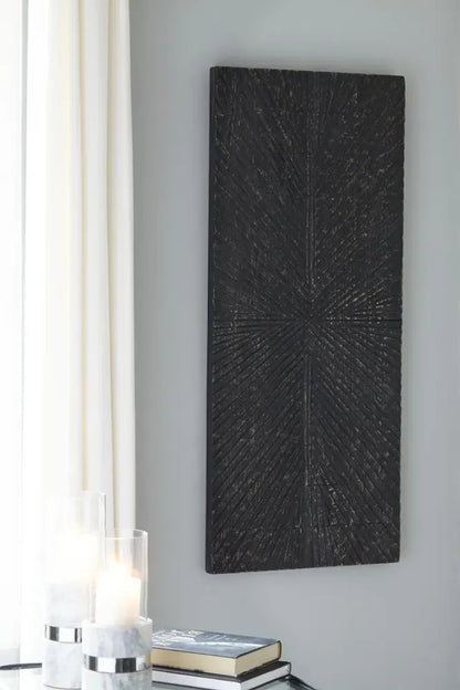 Signature Design by Ashley - Lenora Wall Decor in Antique Black - A8010281 view 2