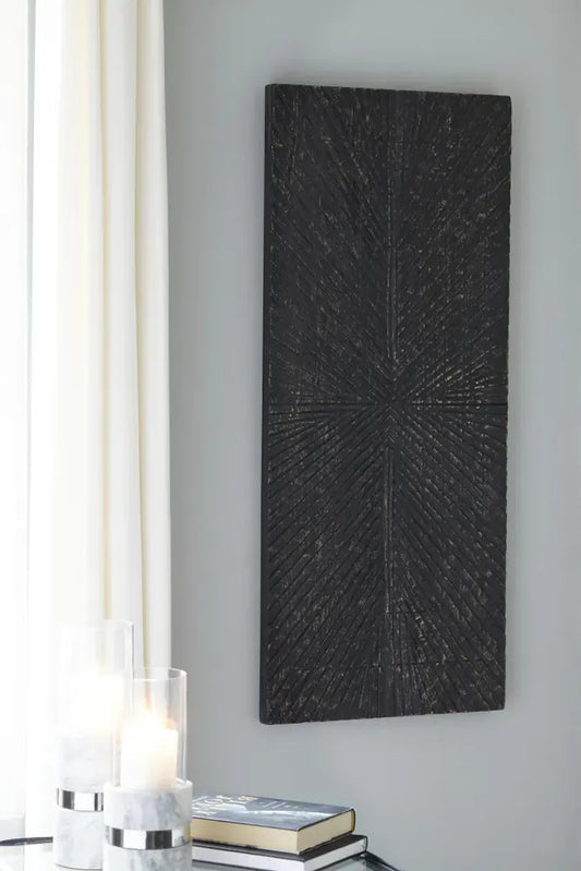 Signature Design by Ashley - Lenora Wall Decor in Antique Black - A8010281 view 2