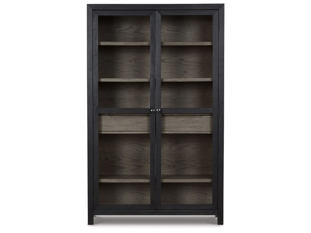 Signature Design by Ashley - Lenston Accent Cabinet in Black/Gray - A4000507 veiw 1