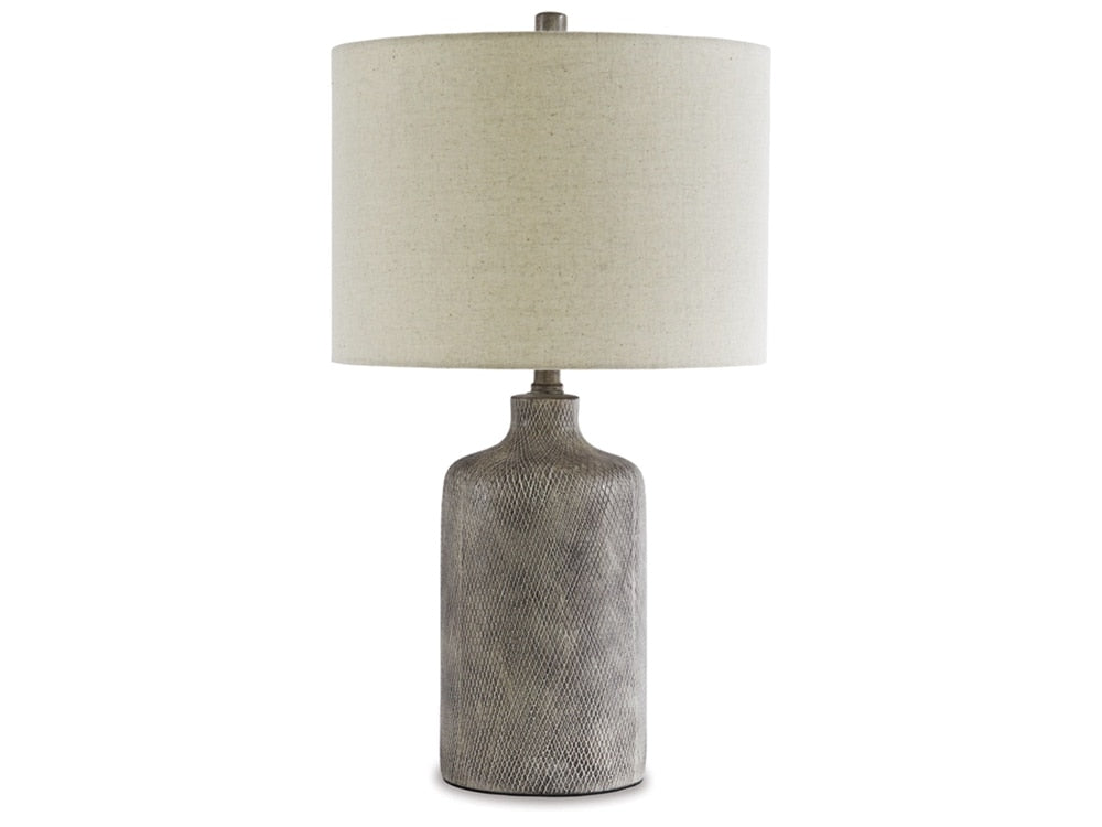 Signature Design by Ashley - Linus Ceramic Table Lamp in Antique Black - L117964 veiw 1